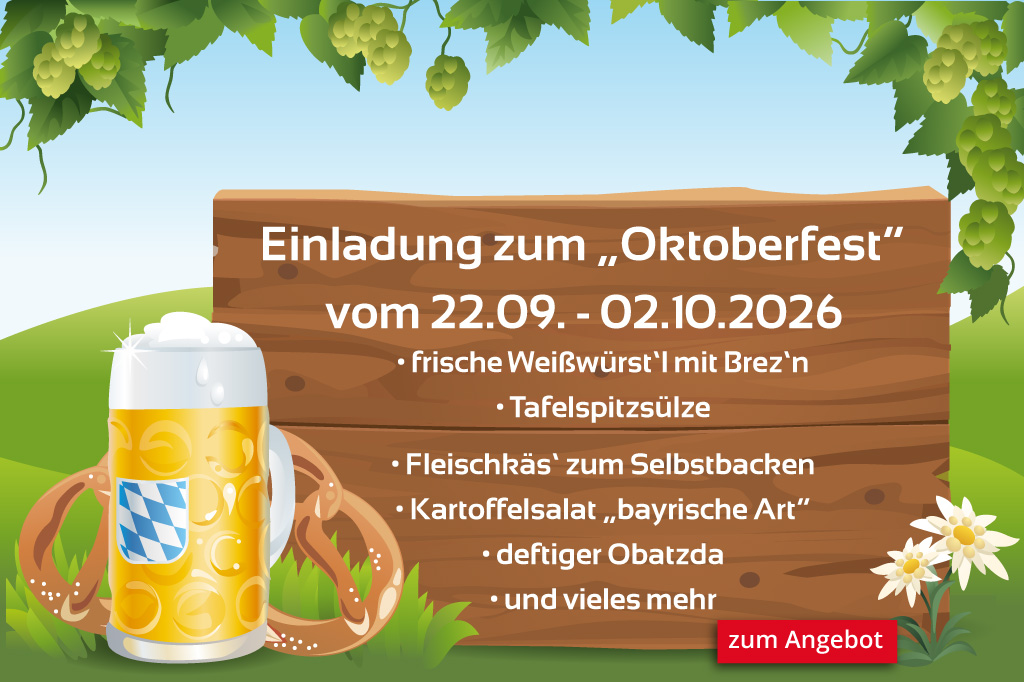 Oktoberfest vom 22.09. bis 02.10.2026